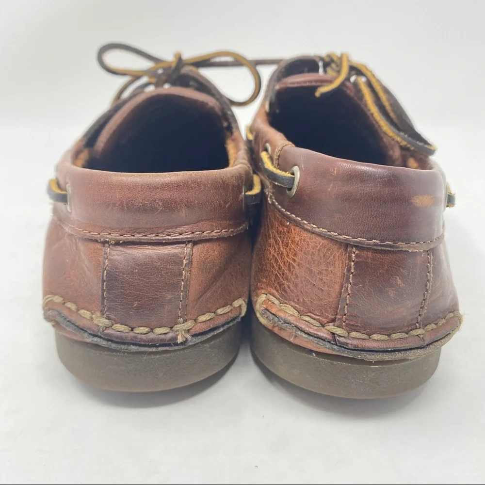Timberland Boat Shoes Brown Leather